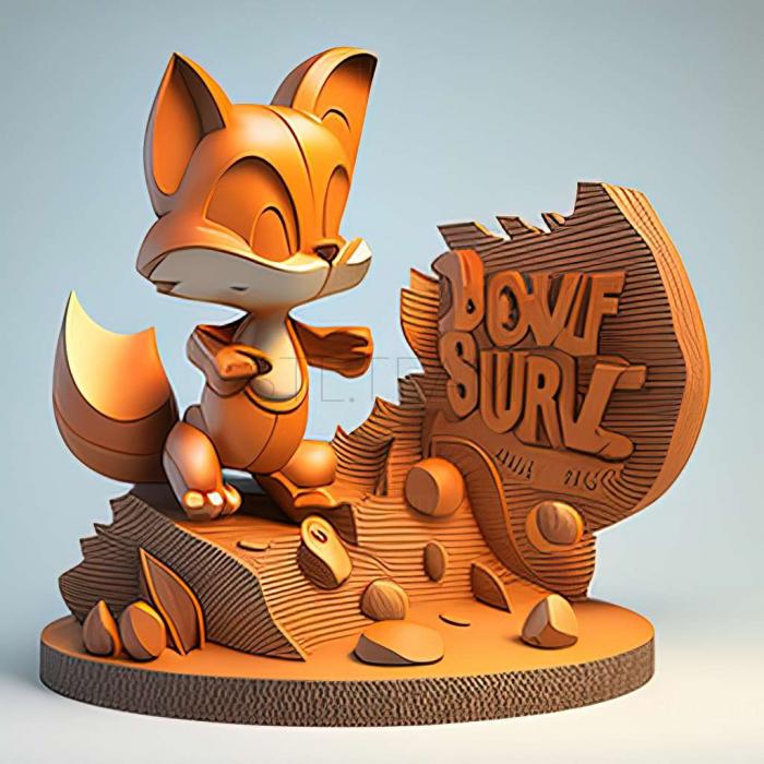 3D model Super Luckys Tale game (STL)